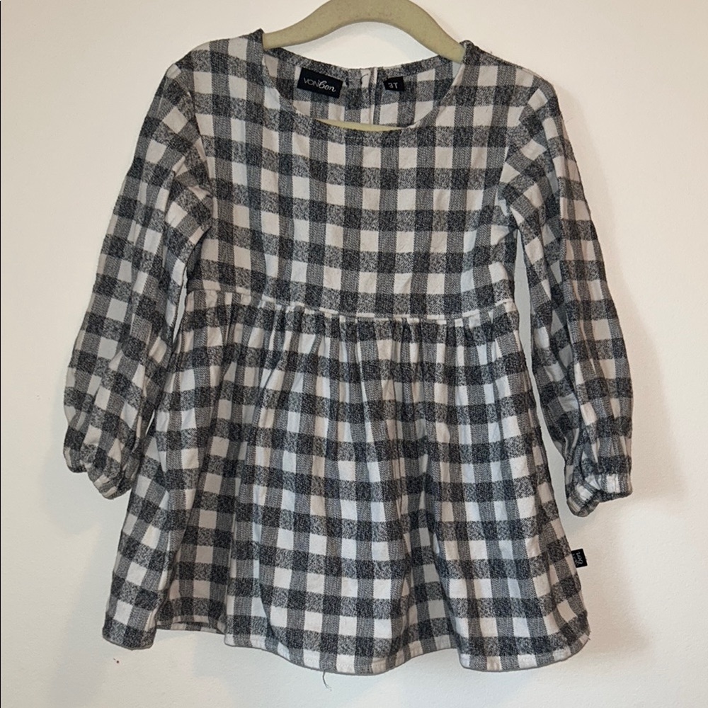 Vonbon Organic Gingham Dress